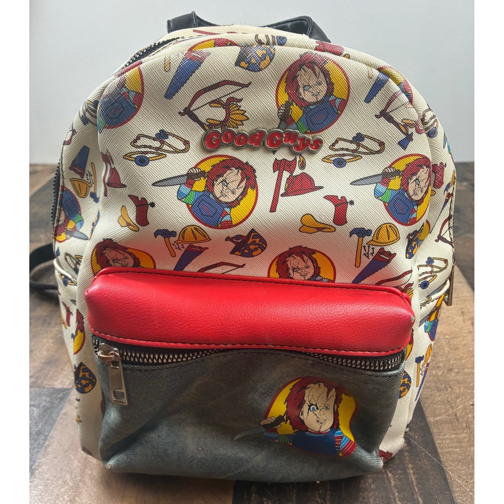 Chucky Good Guys Mini Backpack Universal Studios Horror Child's Play Cream Fair